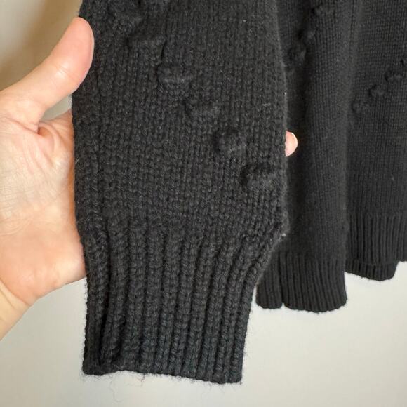 One Grey Day Turtleneck Luna Dress Black Knit Long Sleeve Women Small NWT - Picture 4 of 10